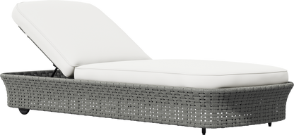 Cordee Chaise Lounge by JANUS et Cie in Chassis Silver
