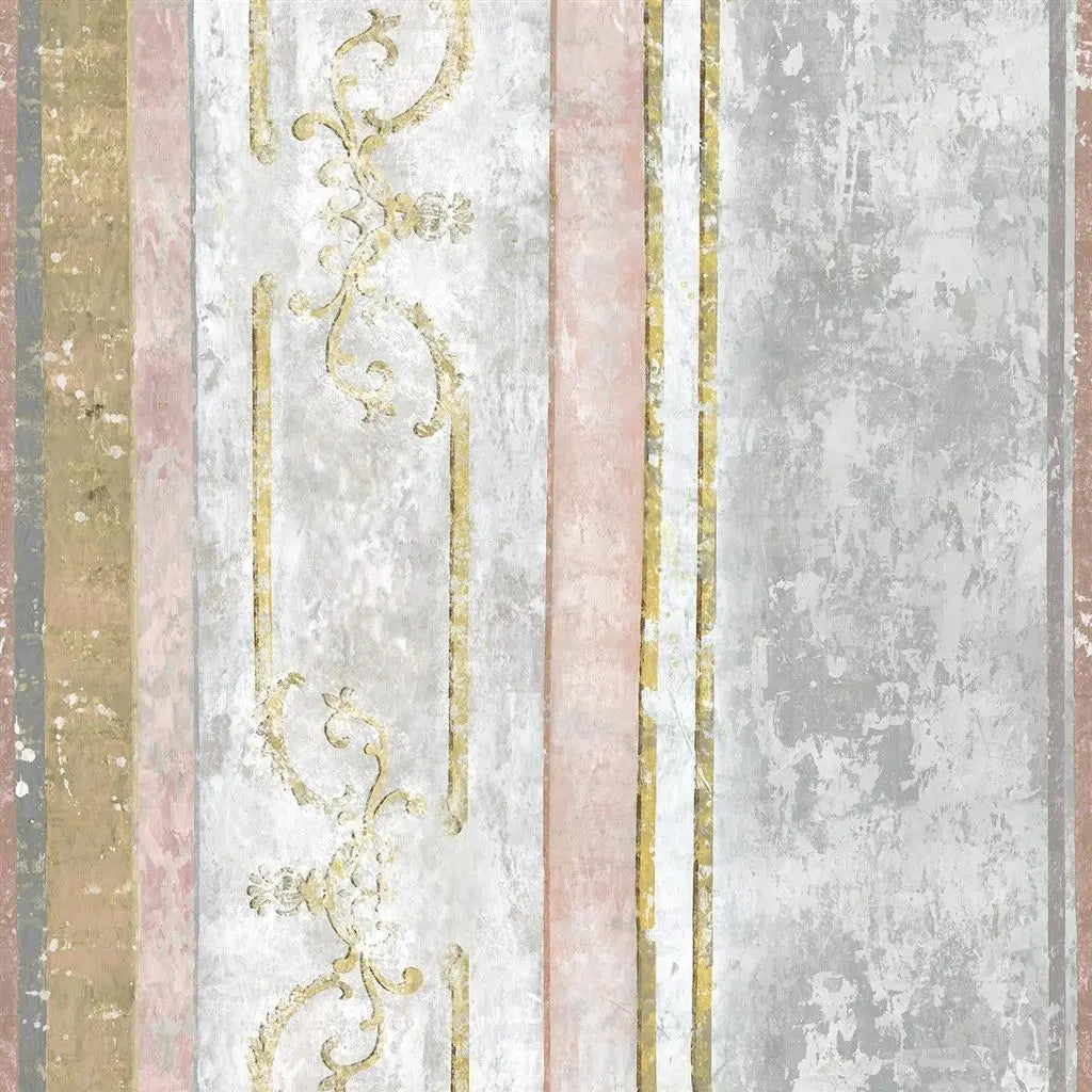 Foscari Fresco Scene 1 Wallpaper Panel by Designers Guild in Tuberose