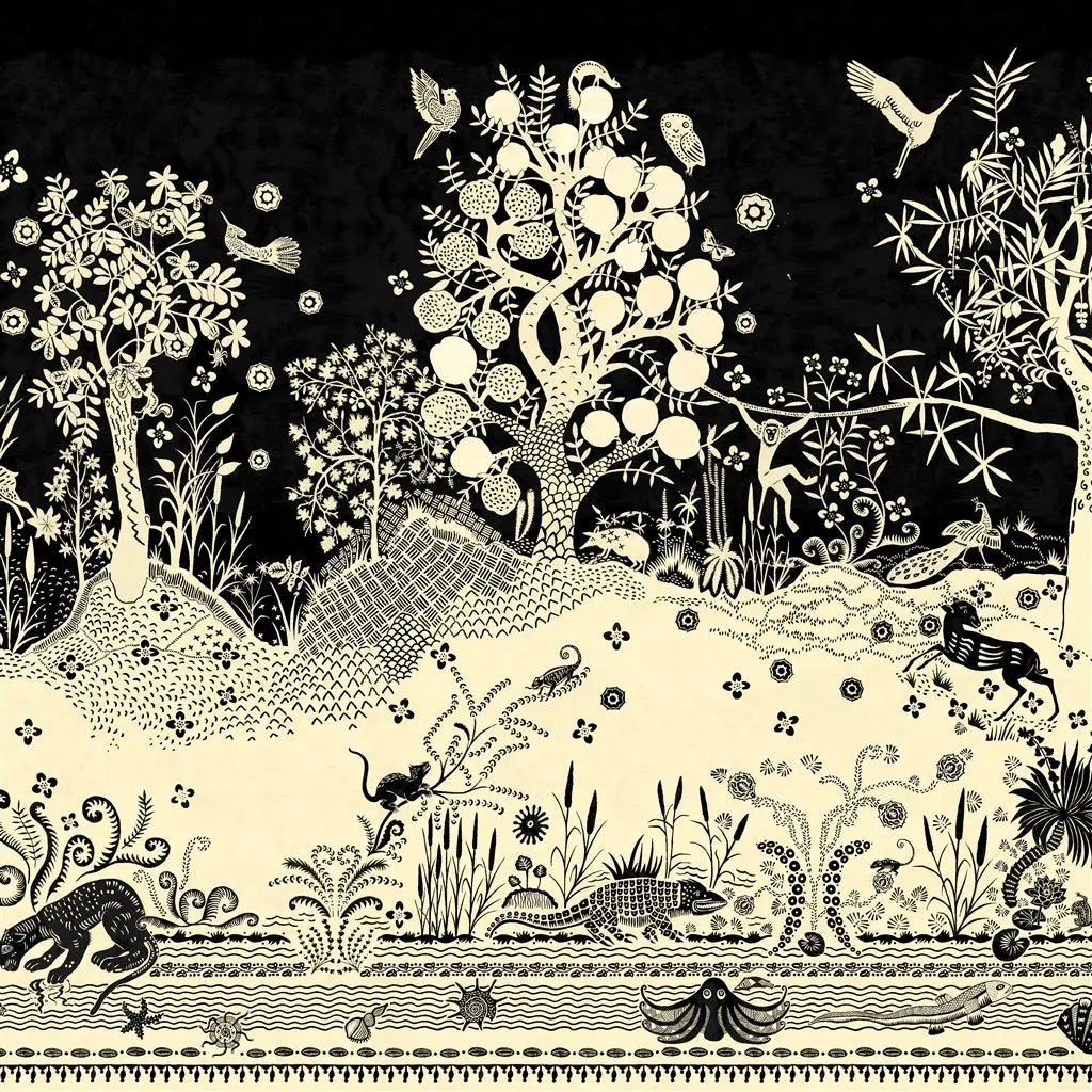 Bois Paradis Wallpaper Panel by Christian Lacroix in Primevere