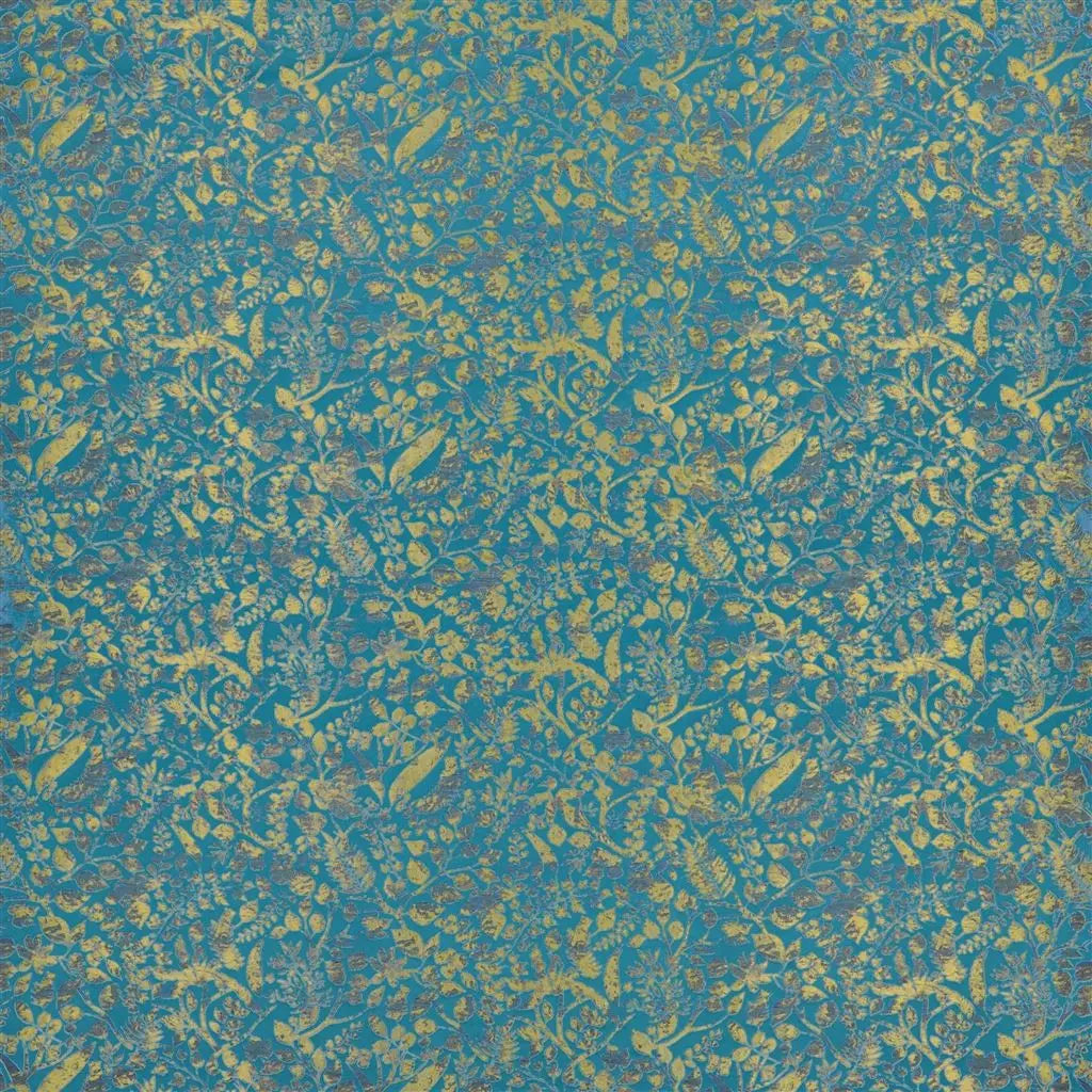 L Eden Fabric by Christian Lacroix in Bleu Nigelle