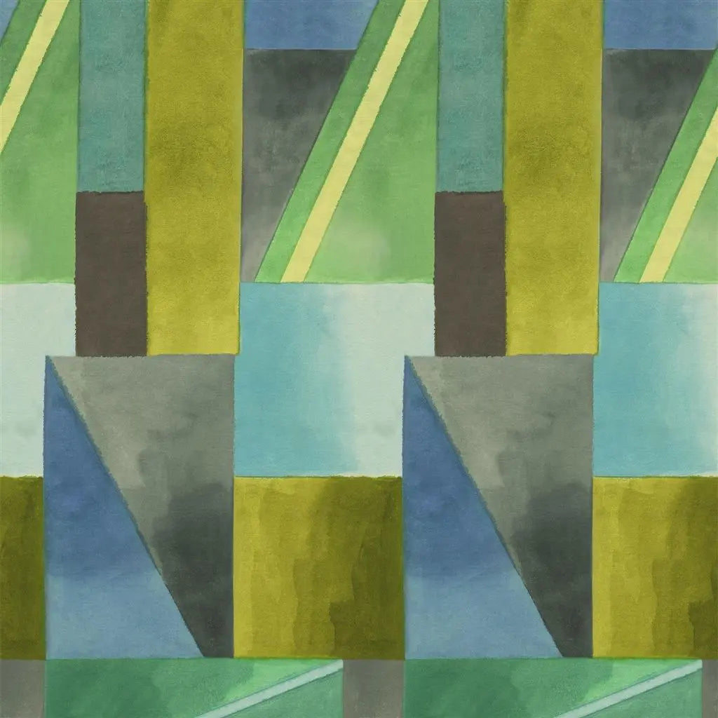 Alphonse Wallpaper Panel by Designers Guild in Azure