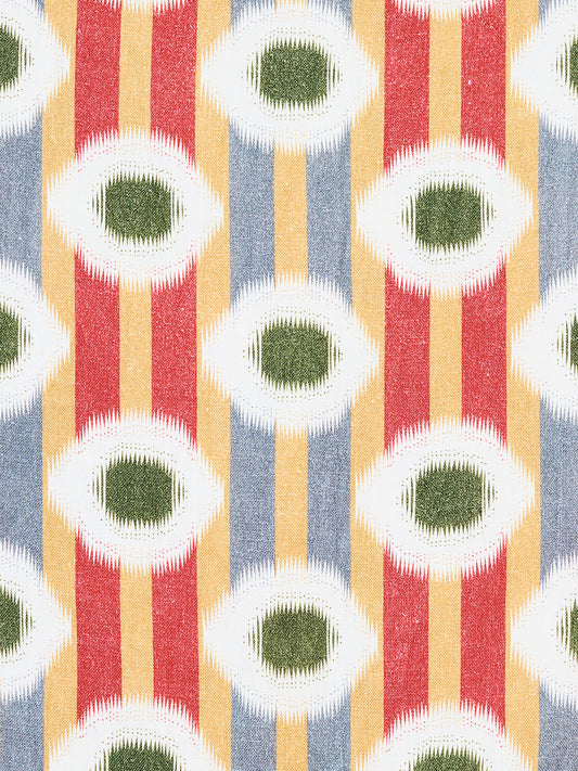 Maritsa Printed Linen Fabric by Vaughan in Multi