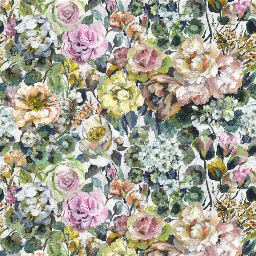 Grandiflora Rose Fabric by Designers Guild in Dusk