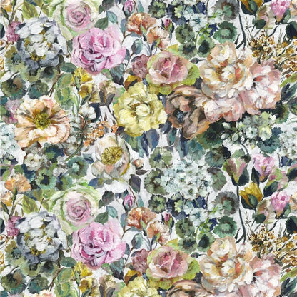 Grandiflora Rose Fabric by Designers Guild in Dusk
