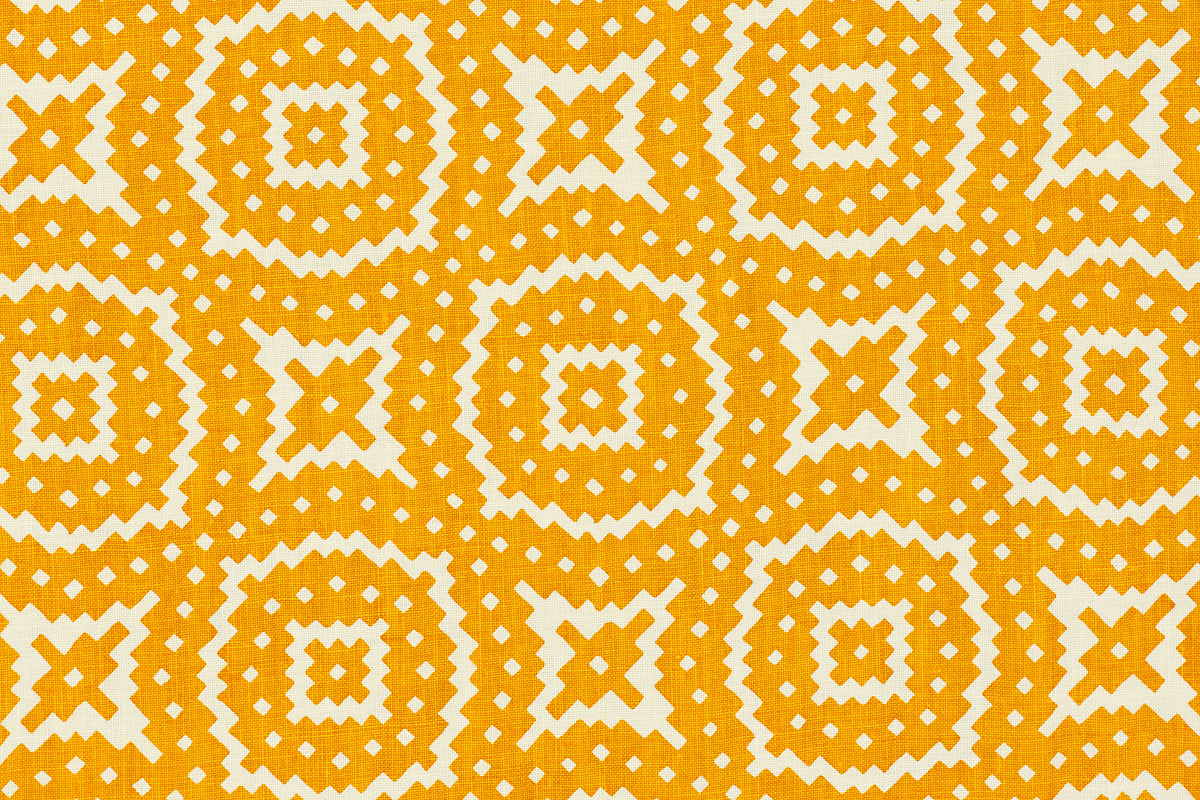 Java Fabric by Raoul Textiles in Cayenne (145V87)