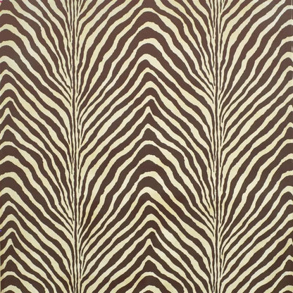 Bartlett Zebra Fabric by Ralph Lauren in Chestnut