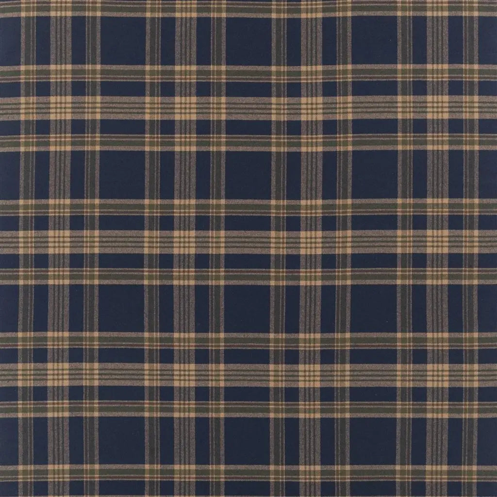 Deerpath Trail Plaid Fabric by Ralph Lauren in Lakehouse