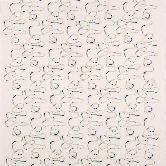 Eden Fabric by William Yeoward in Ocean