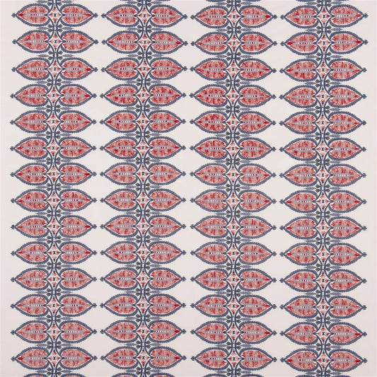 Hatfield Fabric by William Yeoward in Rouge