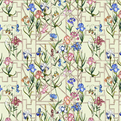 Fretwork Garden Fabric by Christian Lacroix in Citron