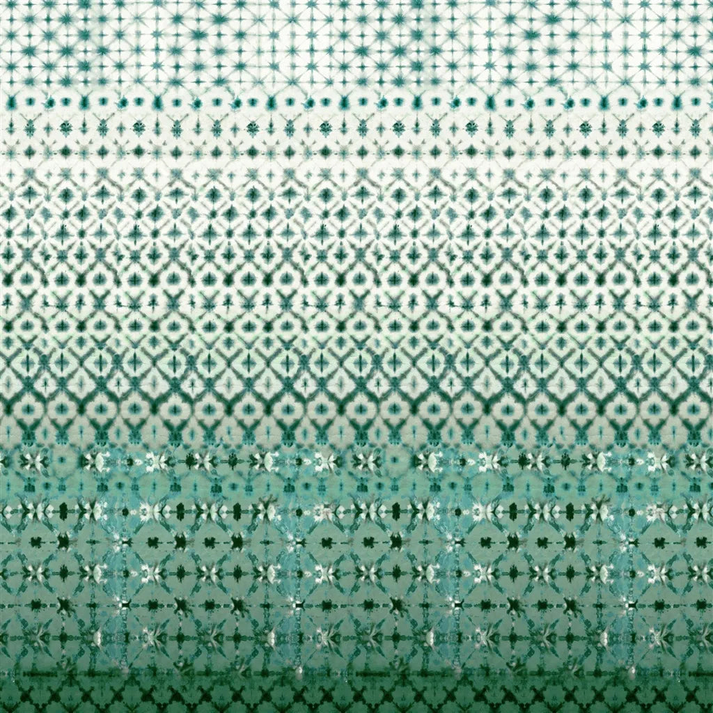 Karaoshi Wallpaper Panel by Designers Guild in Celadon