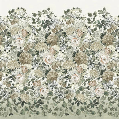 Fleur D Artistes Wallpaper Panel by Designers Guild in Chalk