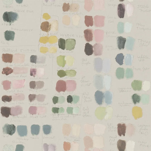 Mixed Tones Wallpaper by John Derian in Neutral