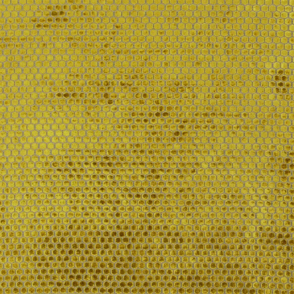Jabot Fabric by Designers Guild in Mustard