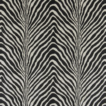 Bartlett Zebra Fabric by Ralph Lauren in Black