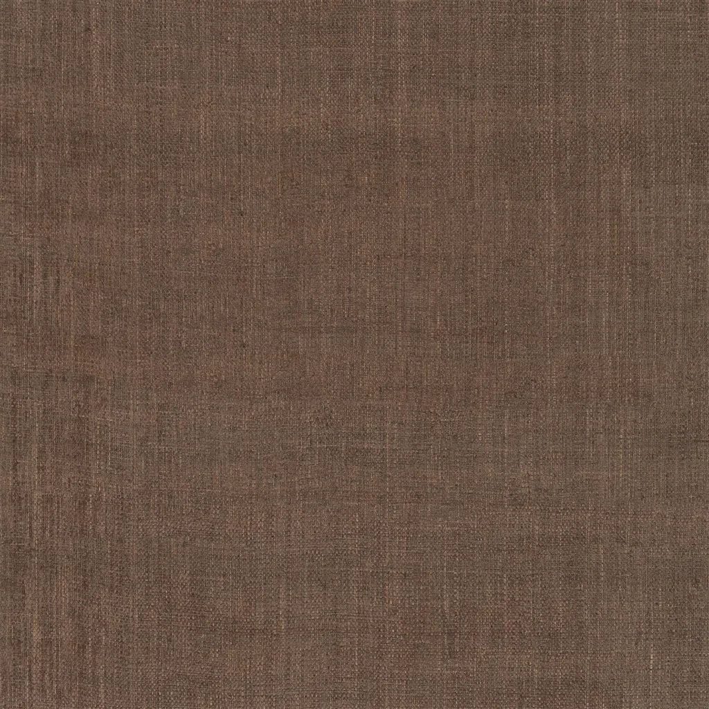 Lantana Weave Wallpaper by Ralph Lauren in Coffee