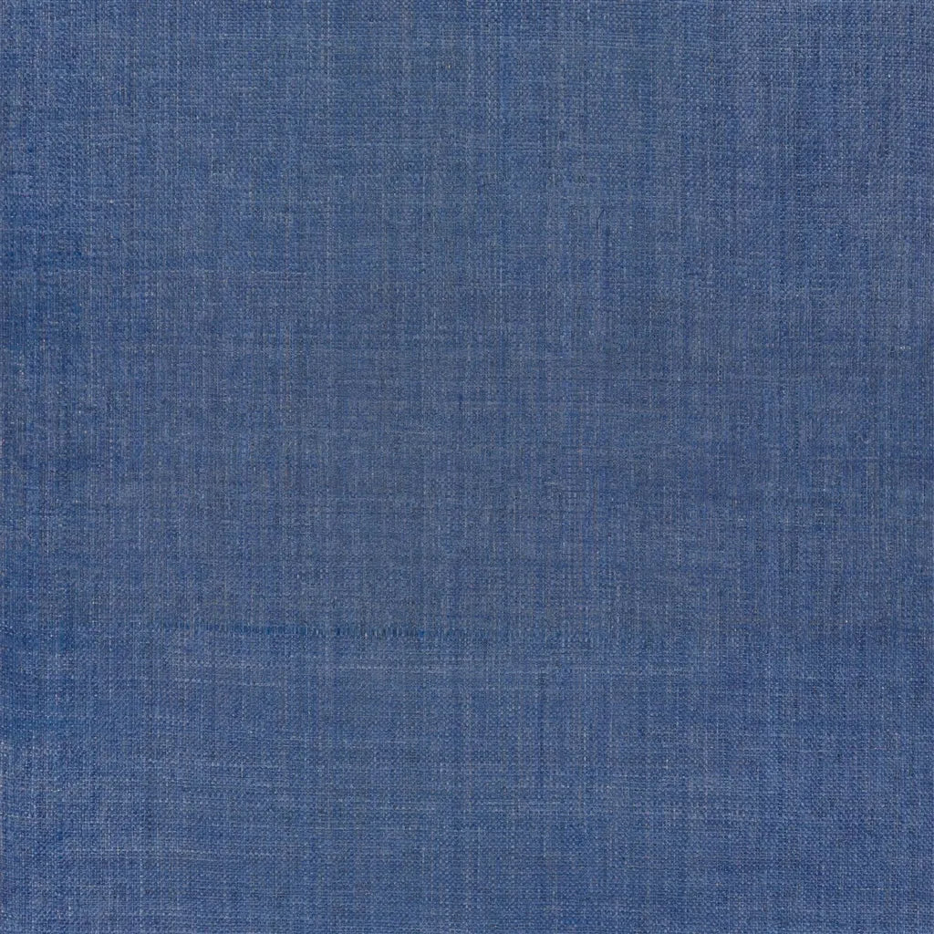 Lantana Weave Wallpaper by Ralph Lauren in Denim