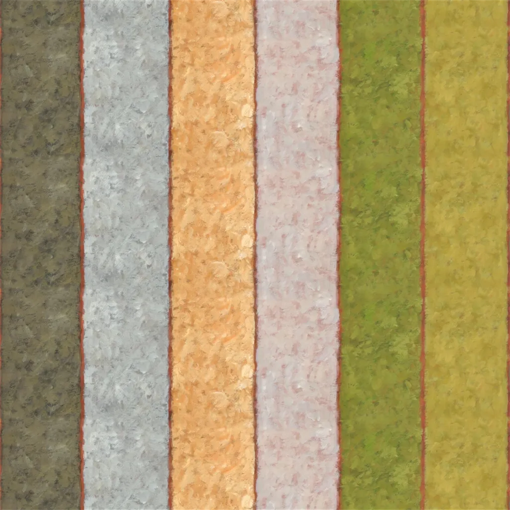 Gesso Stripe Fabric by Designers Guild in Moss
