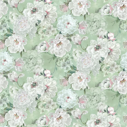 Fleur Blanche Fabric by Designers Guild in Eau de Nil