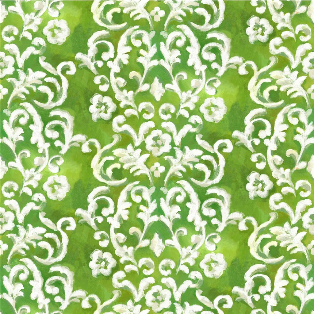 Isolotto Fabric by Designers Guild in Grass