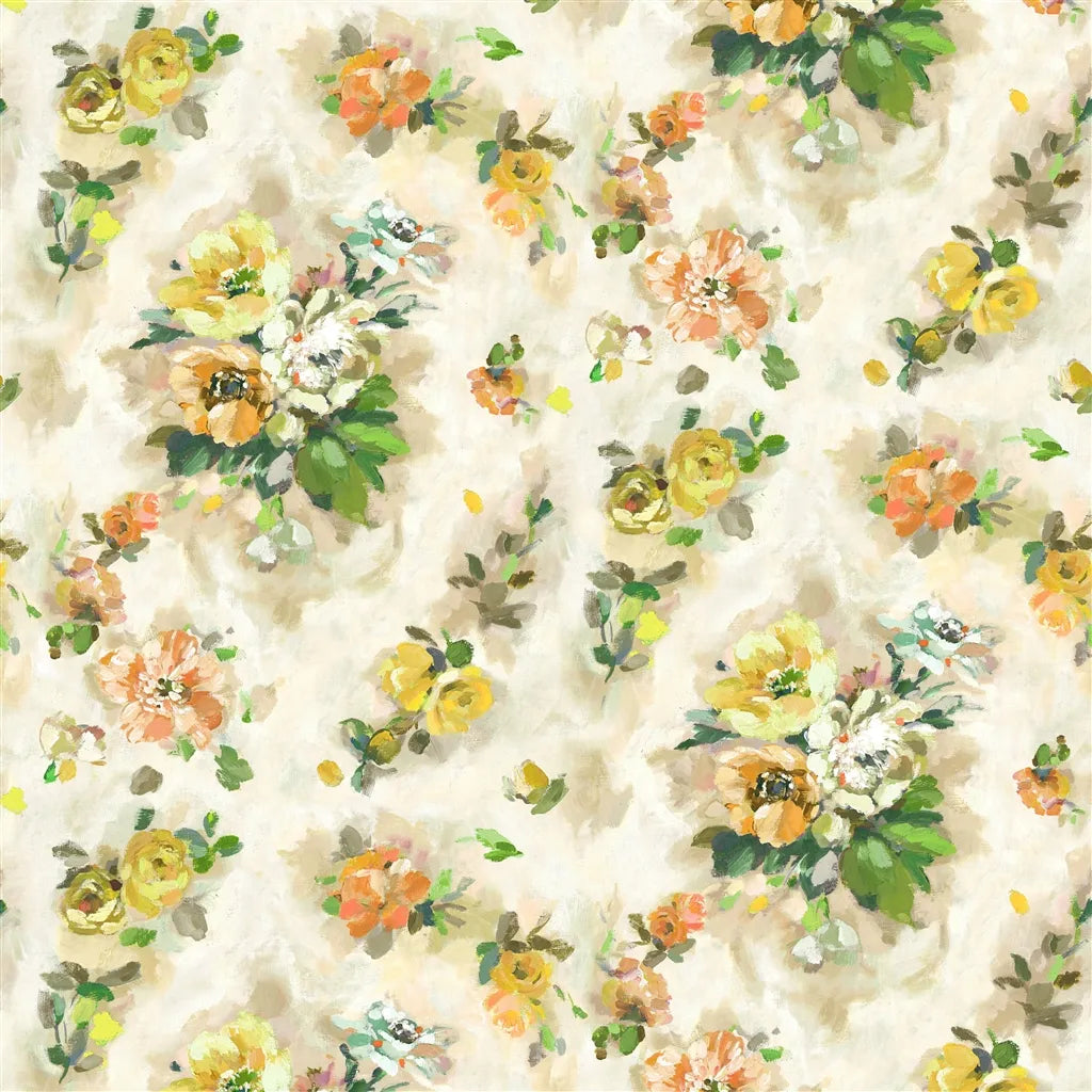 Giardino Di Rose Fabric by Designers Guild in Acacia