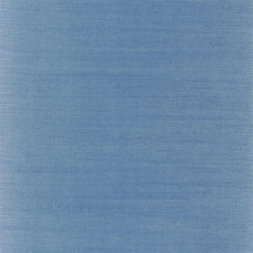 Maslin Weave Wallpaper by Ralph Lauren in Sky