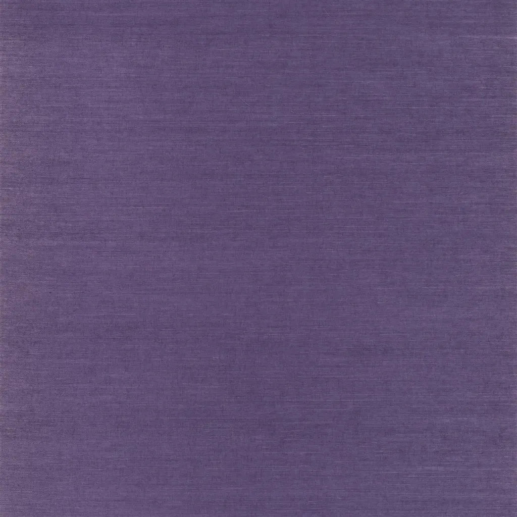 Maslin Weave Wallpaper by Ralph Lauren in Amethyst