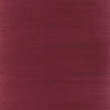 Maslin Weave Wallpaper by Ralph Lauren in Claret