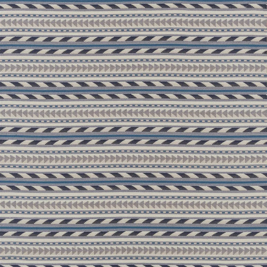 Tokola Fabric by William Yeoward in Indigo