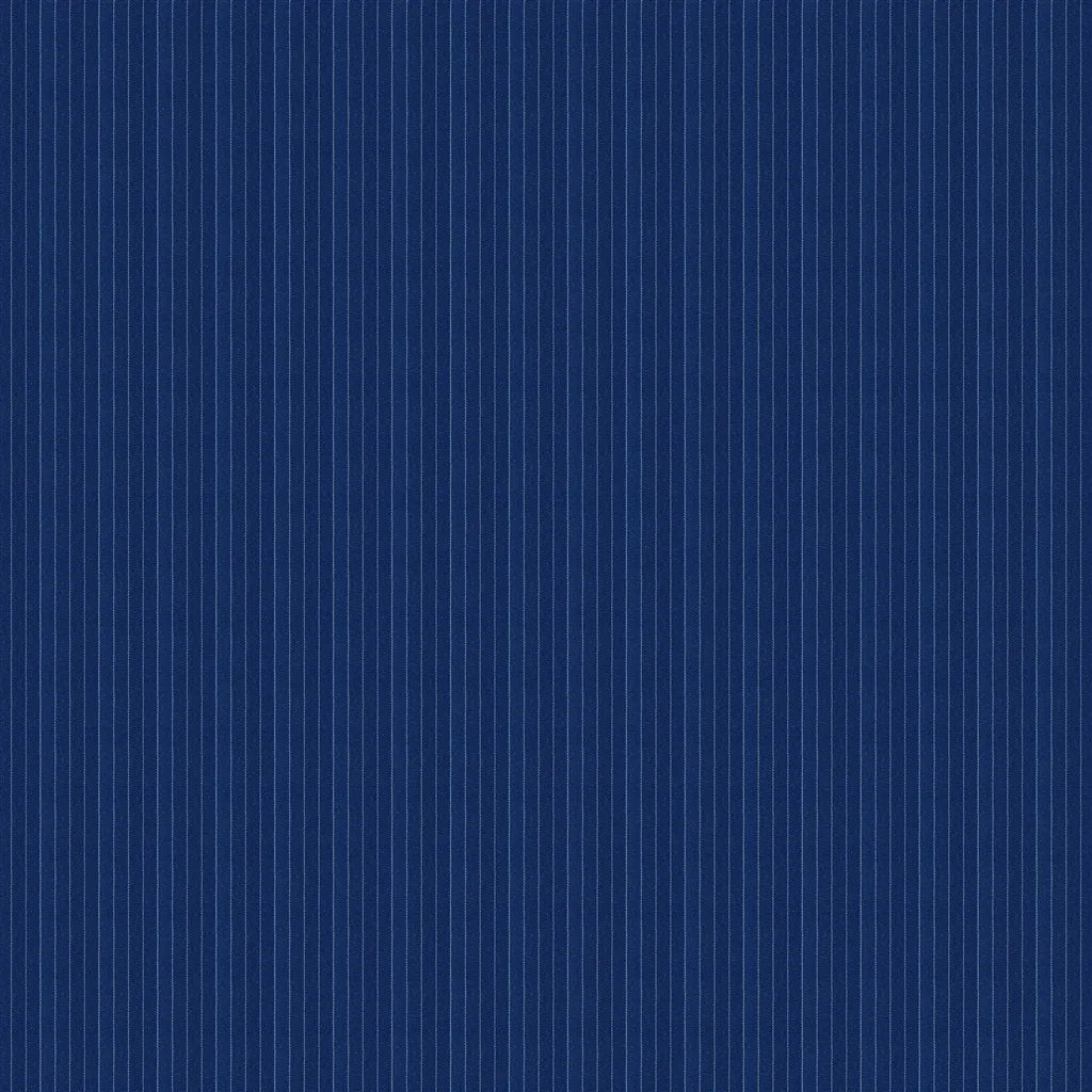 Tournament Stripe Fabric by Ralph Lauren in Blue
