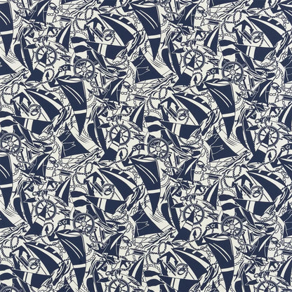 Boatyard Fabric by Ralph Lauren in Blue