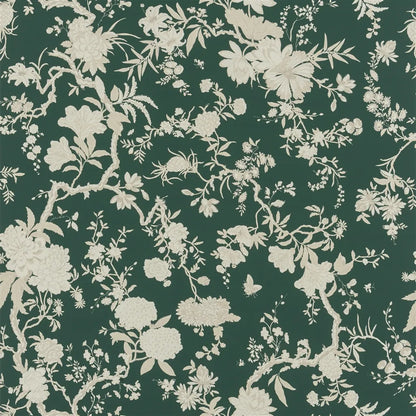 Tea House Floral Fabric by Ralph Lauren in Green