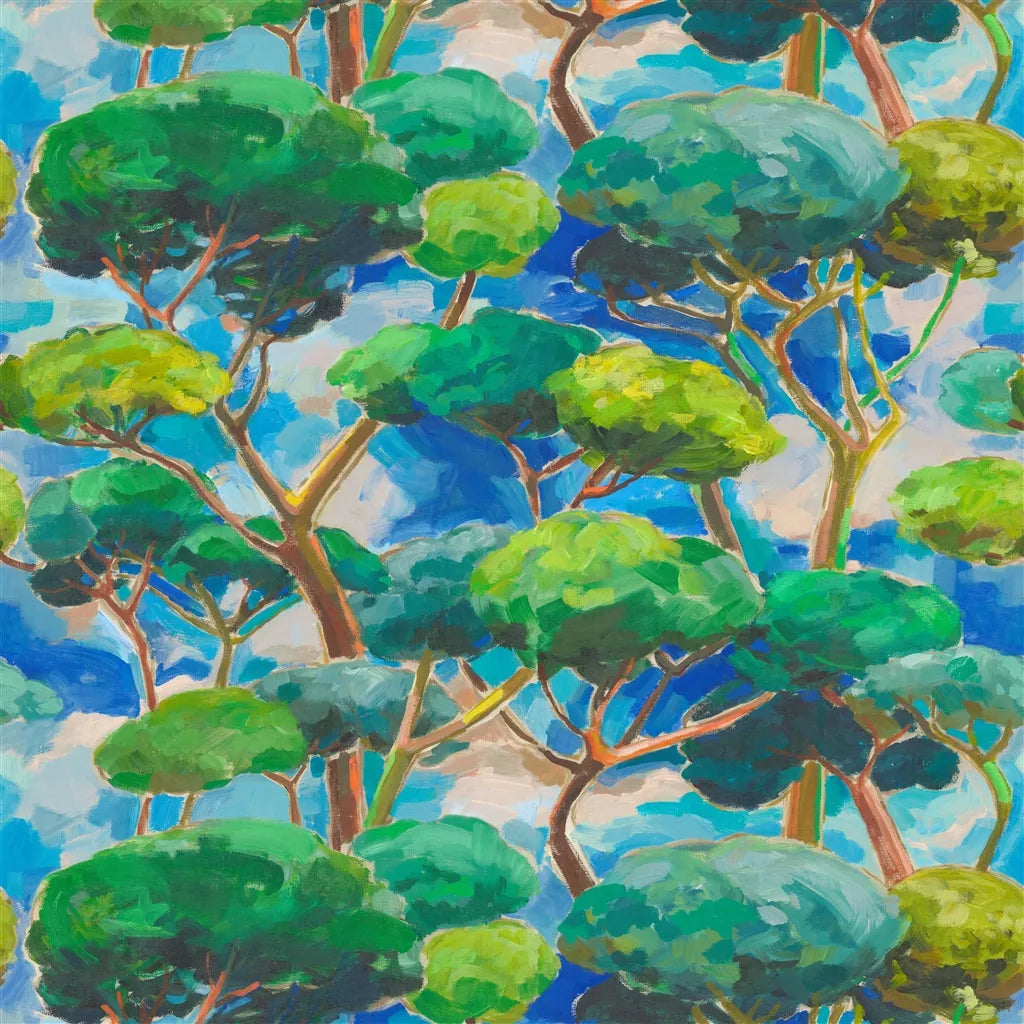 Matsu Fabric by Designers Guild in Cobalt