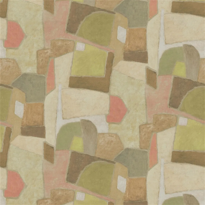 Clay Collage Fabric by Designers Guild in Terracotta