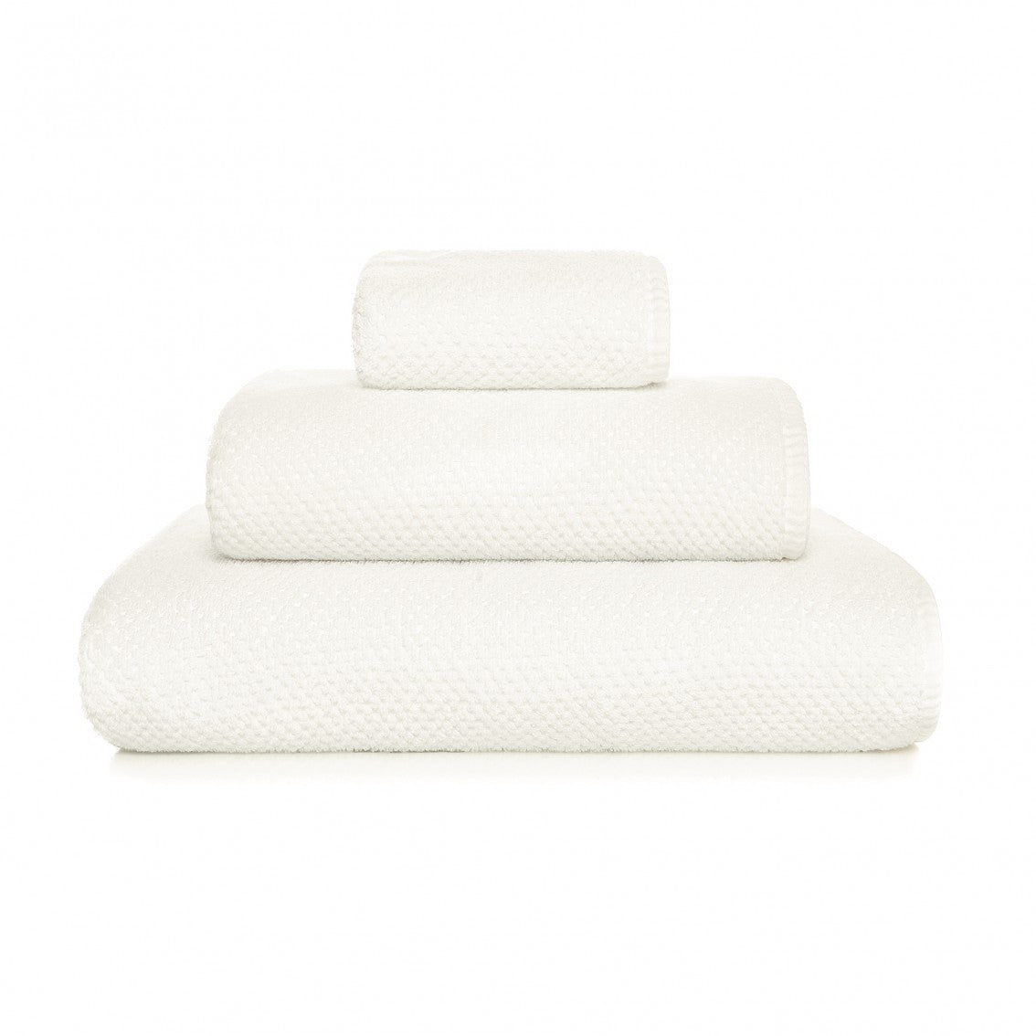 Bee Waffle Bath Towel - SNOW - 28''X55'' | Bath Towel