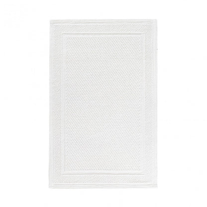 Bee Waffle Bath Mat - WHITE - 24''X47''