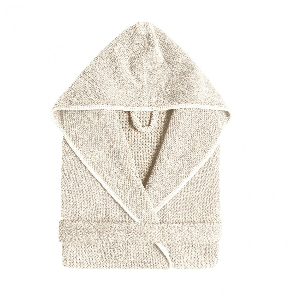 Bee Waffle Bath Robe - NATURAL - L