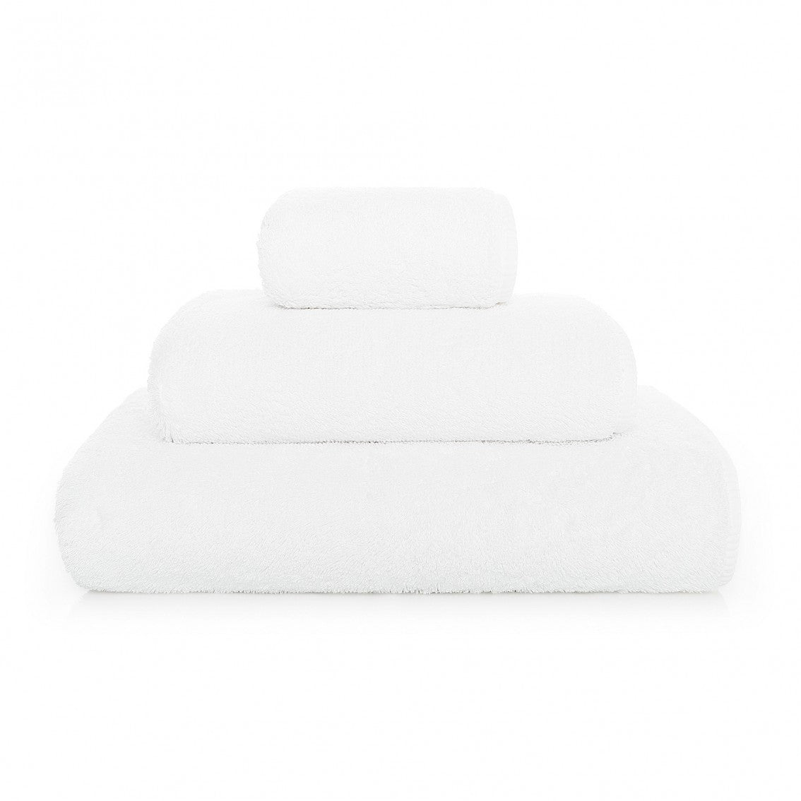 Long Double Loop Guest Towel - WHITE - 12''X20'' | Guest Towel
