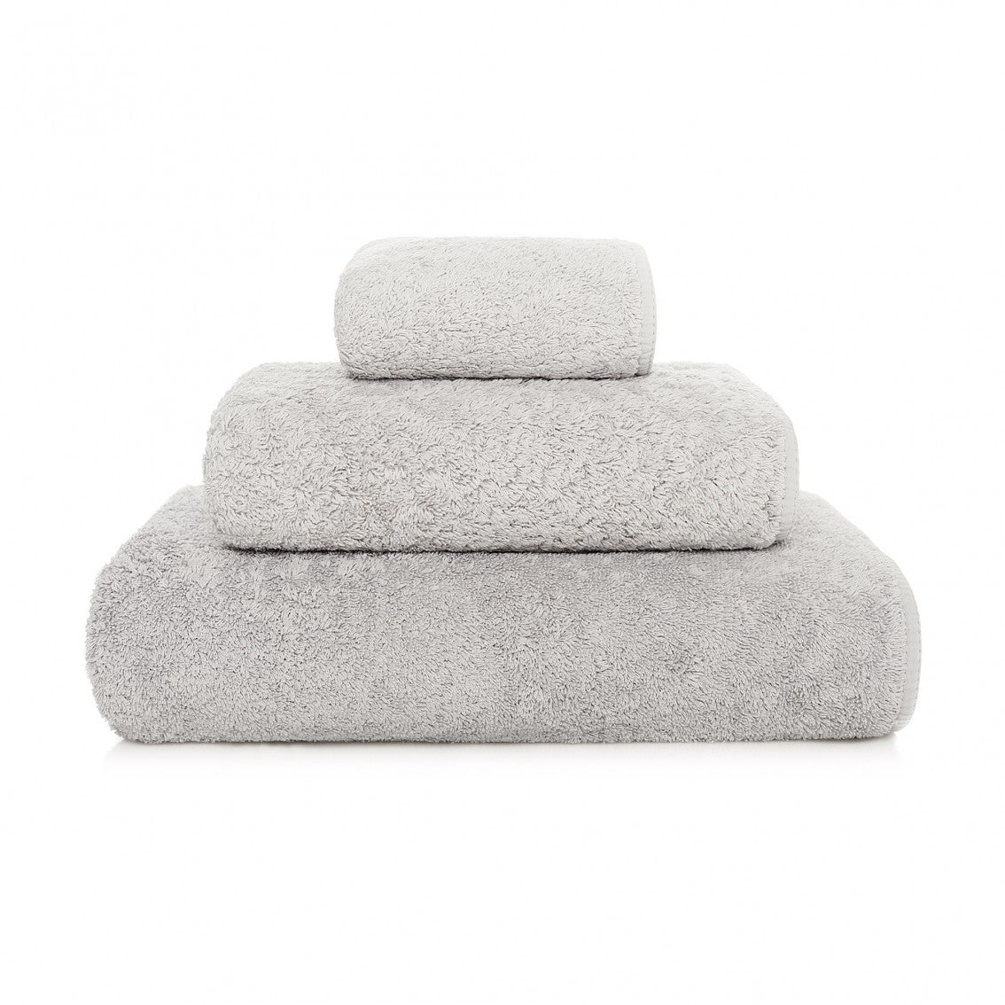 Long Double Loop Bath Towel - SILVER - 38''X59'' | Bath Sheet