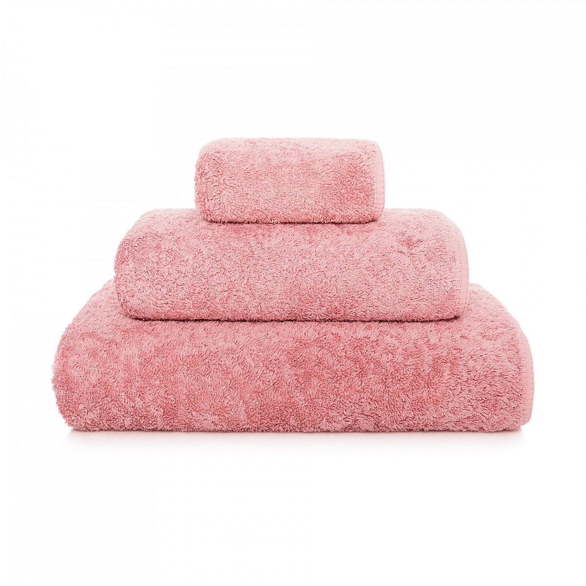 Long Double Loop Bath Towel - BLUSH