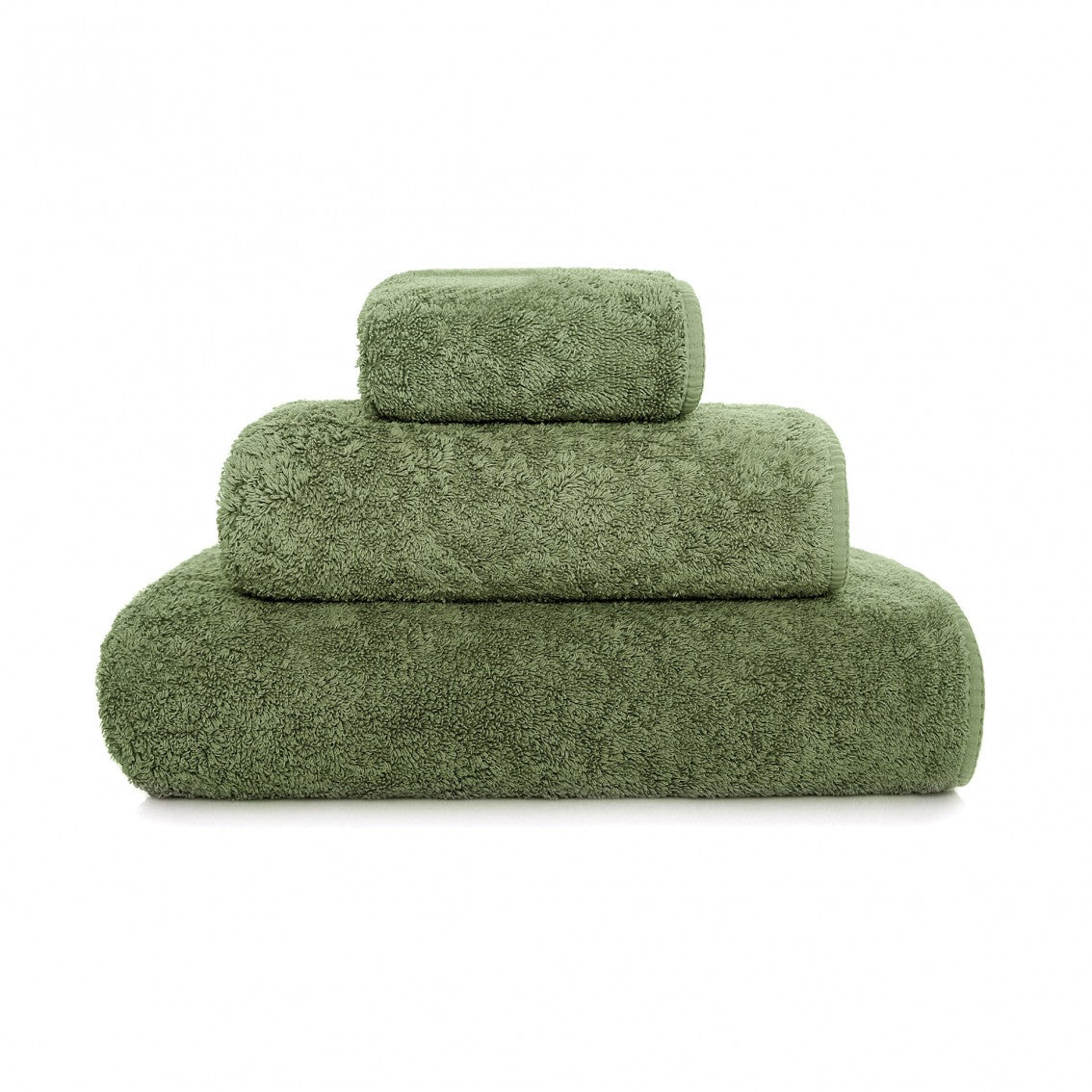 Long Double Loop Bath Towel - JADE - 38''X59'' | Bath Sheet