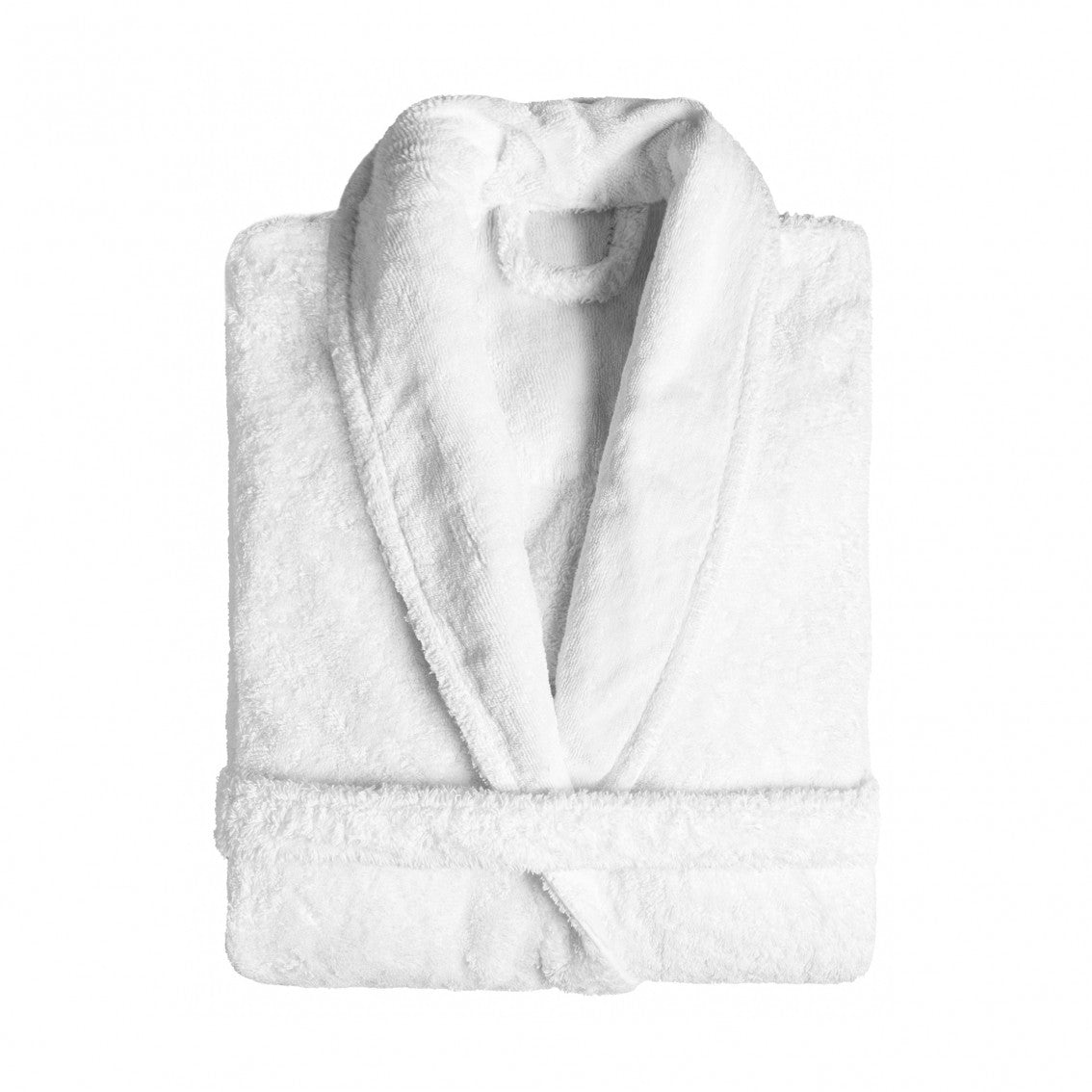 Long Double Loop Bath Robe - WHITE - XL