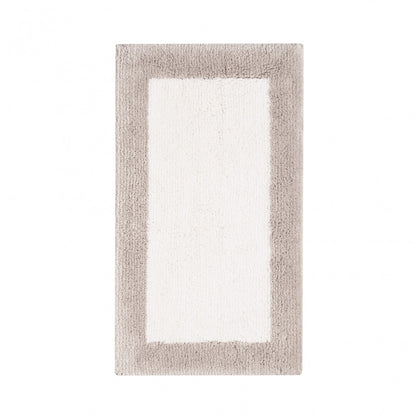 Bicolore Bath Rug - 23954 | FOG/SNOW - 24''X39''