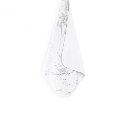 Mabel Washcloth - Silver/White