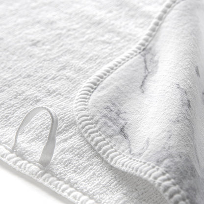 Mabel Washcloth - Silver/White