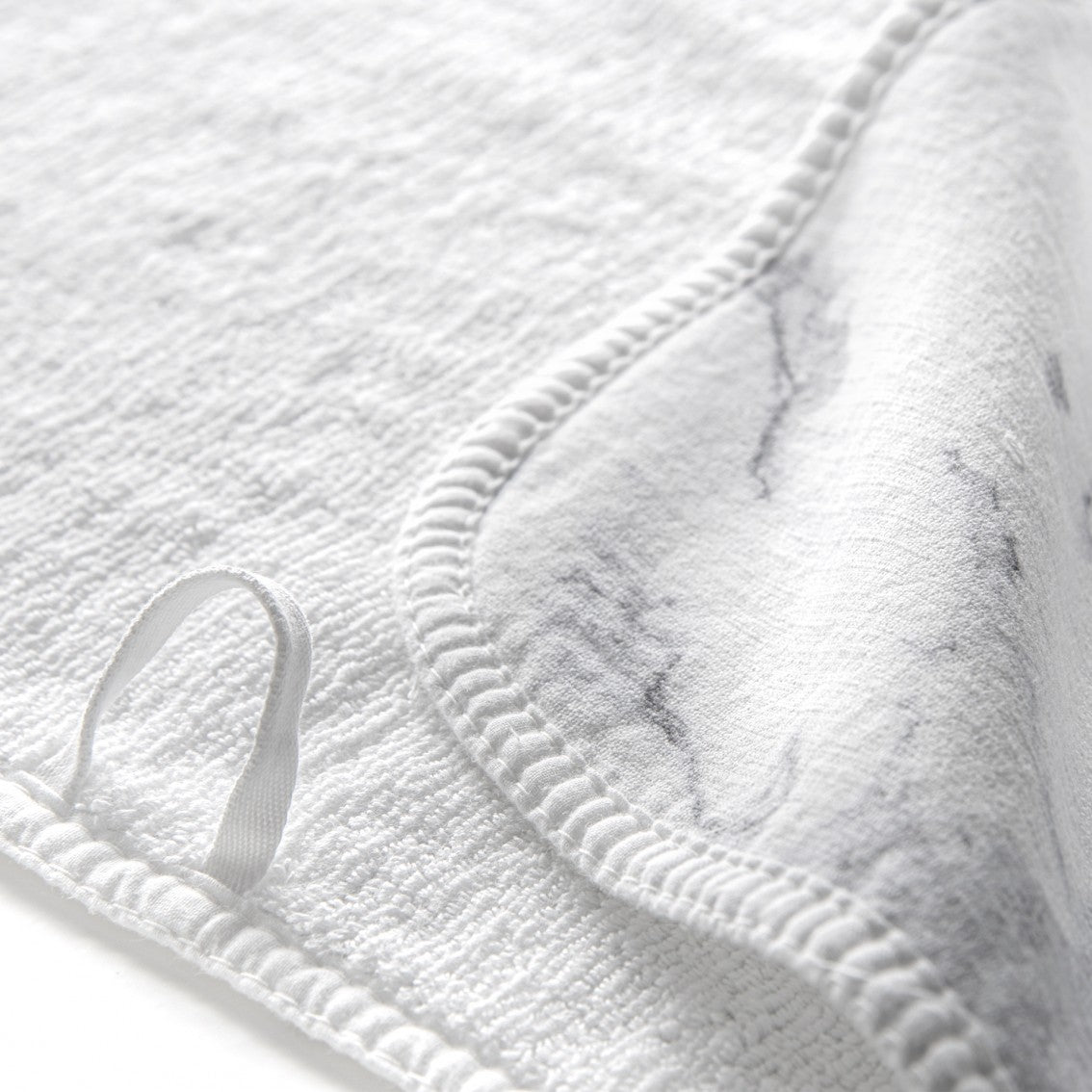 Mabel Guest Towel - Silver/White