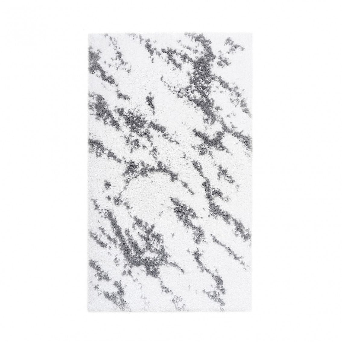 Mabel Bath Rug - Silver/White - 24''X39''
