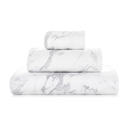Mabel Guest Towel - Silver/White - 12''X20'' | Guest Towel