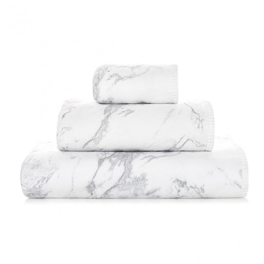 Mabel Hand Towel - Silver/White - 20'X39'' | XL Hand Towel