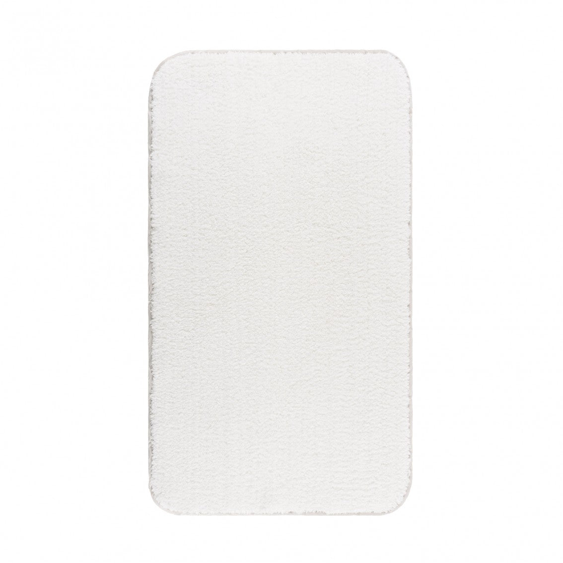 Linen Snow Bath Rug - SNOW - Ø 31''